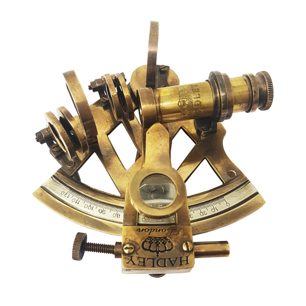 Brass Nautical - Sextant Brass Navigation Instrument Sextante Navegacion Marine Sextant (4 inches, Antique Patina)
 - 1873