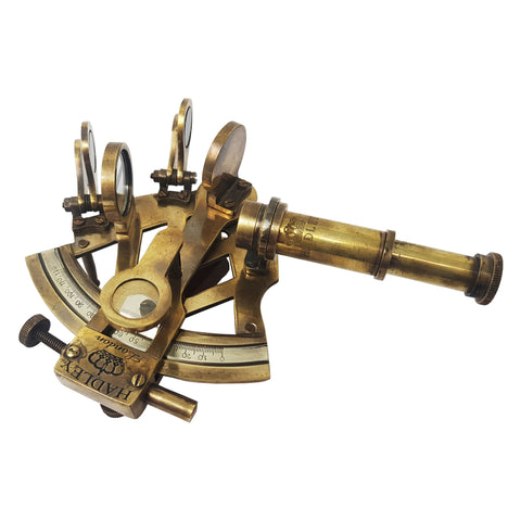 Brass Nautical - Sextant Brass Navigation Instrument Sextante Navegacion Marine Sextant (4 inches, Antique Patina)
 - 1873