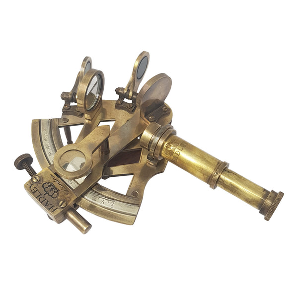 Brass Nautical - Sextant Brass Navigation Instrument Sextante Navegacion Marine Sextant (4 inches, Antique Patina)
 - 1873