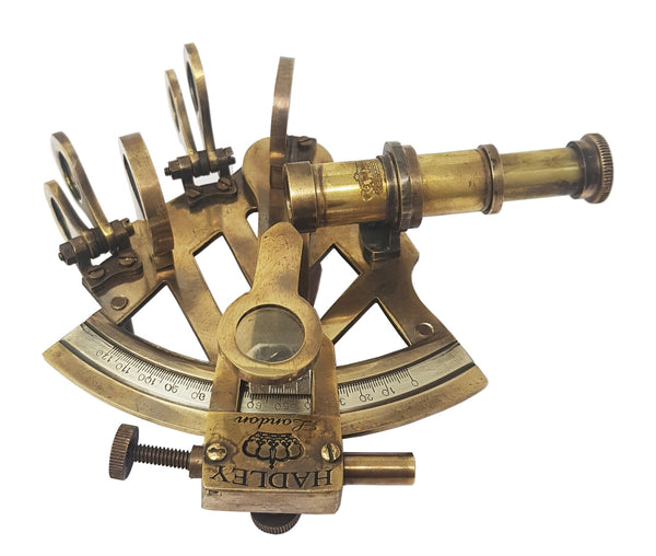 Brass Nautical - Sextant Brass Navigation Instrument Sextante Navegacion Marine Sextant (4 inches, Antique Patina)
 - 1873